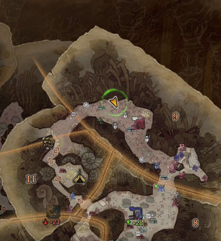 Monster Hunter World Iceborne Rotten Vale Treasure Locations