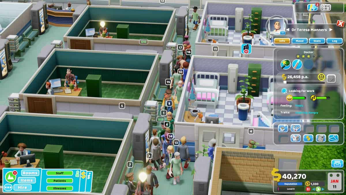 Two Point Hospital Best GP Office Tips